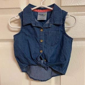 🌺5/$25 OshKosh Adorable Denim shirt Size 18M 🌺